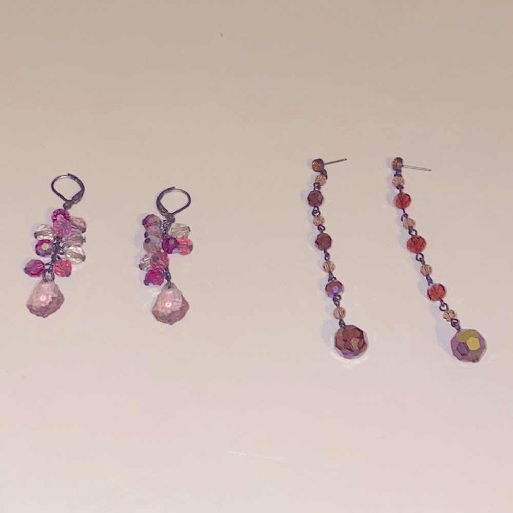 Two sets of purple earrings!!